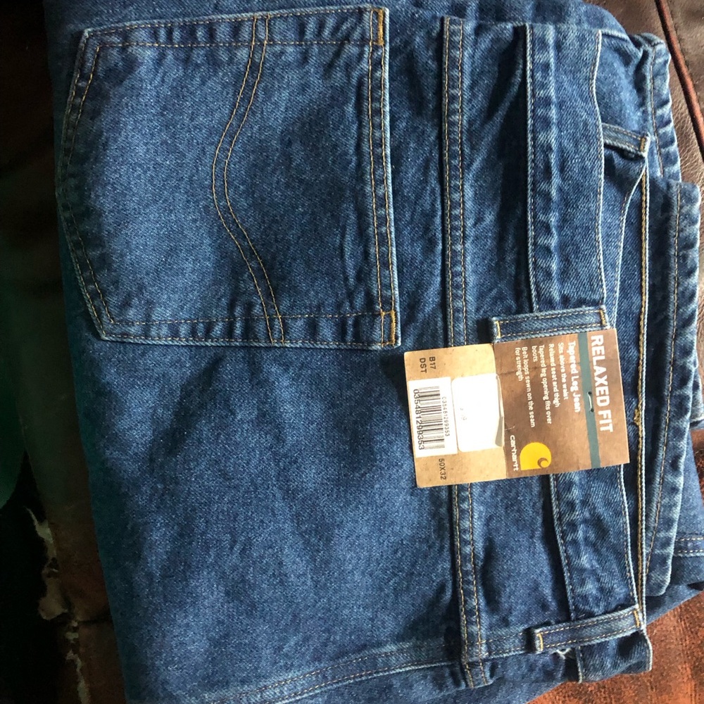 Carhartt Relaxed Fit Denim Jeans - Deep Blue